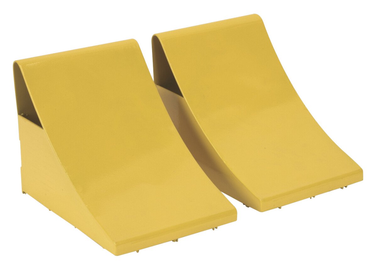 Sealey WC05 Heavy-Duty Steel Wheel Chocks - Pair