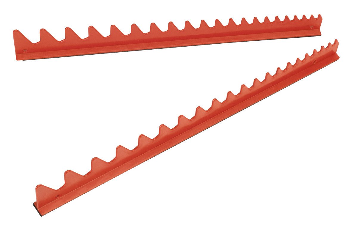 Sealey WR02 Sharks Teeth Spanner Rack Magnetic 2pc
