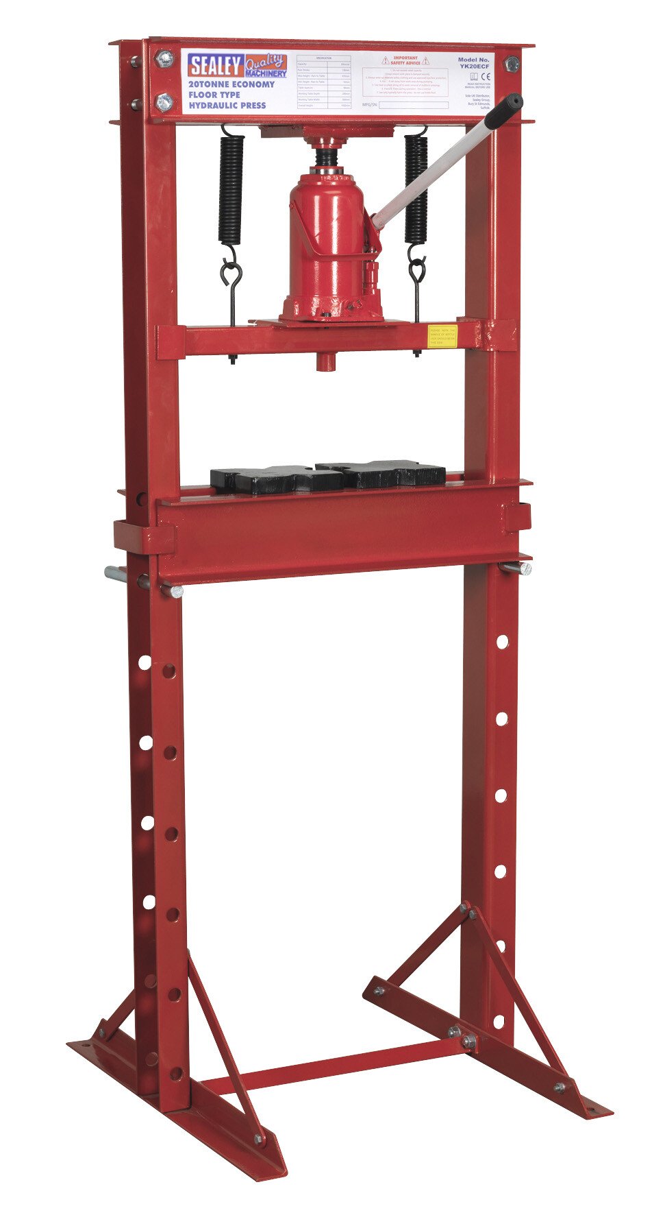 Sealey YK20ECF Hydraulic Press 20tonne Economy Floor Type