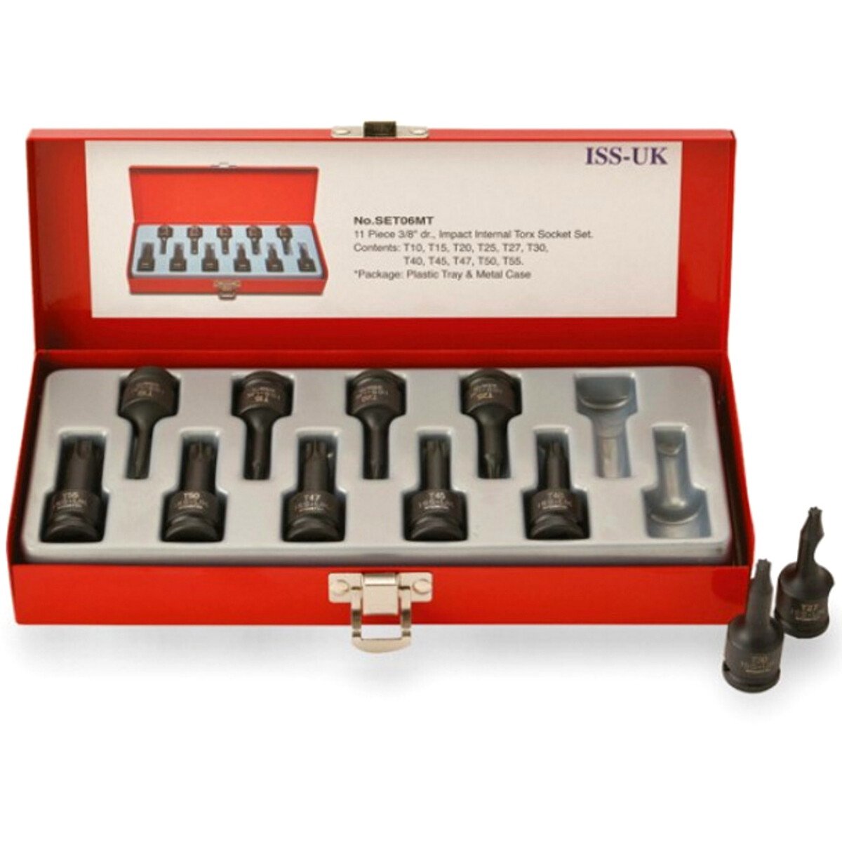 ISS SET06MT 3 8 Drive 11 Piece Male Torx Set
