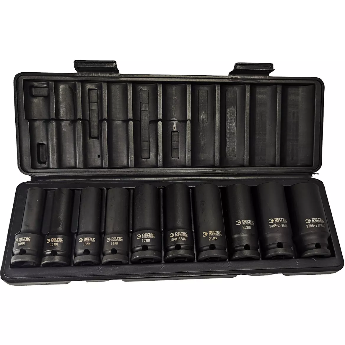 Deltec SETB4 10 Piece ½" Drive Metric Deep Impact Socket Set 