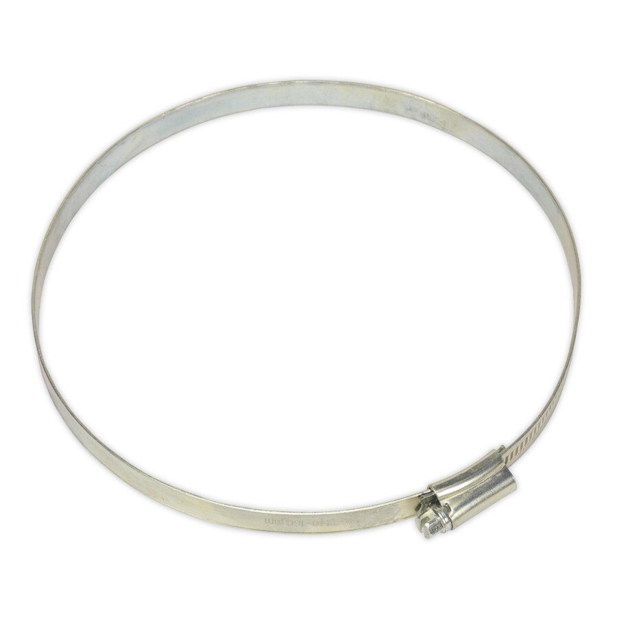 Sealey SHC7 Hose Clip Zinc Plated ø140-160mm Pack of 10