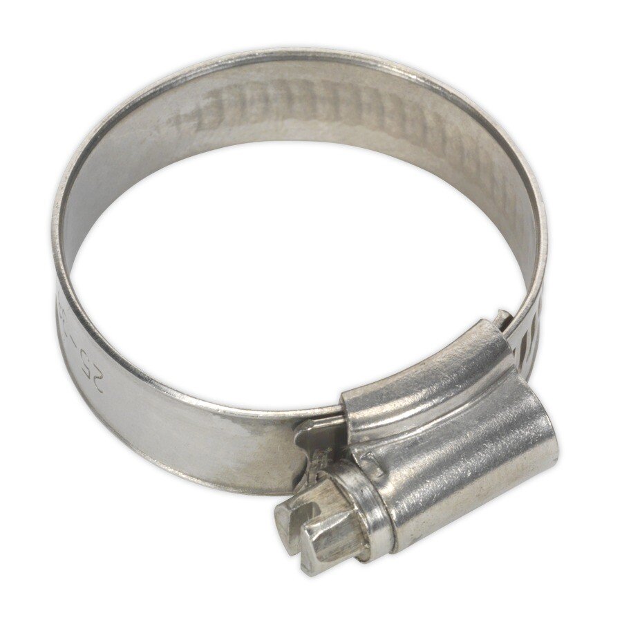 Sealey SHCSS1A Hose Clip Stainless Steel ø25-38mm Pack of 10