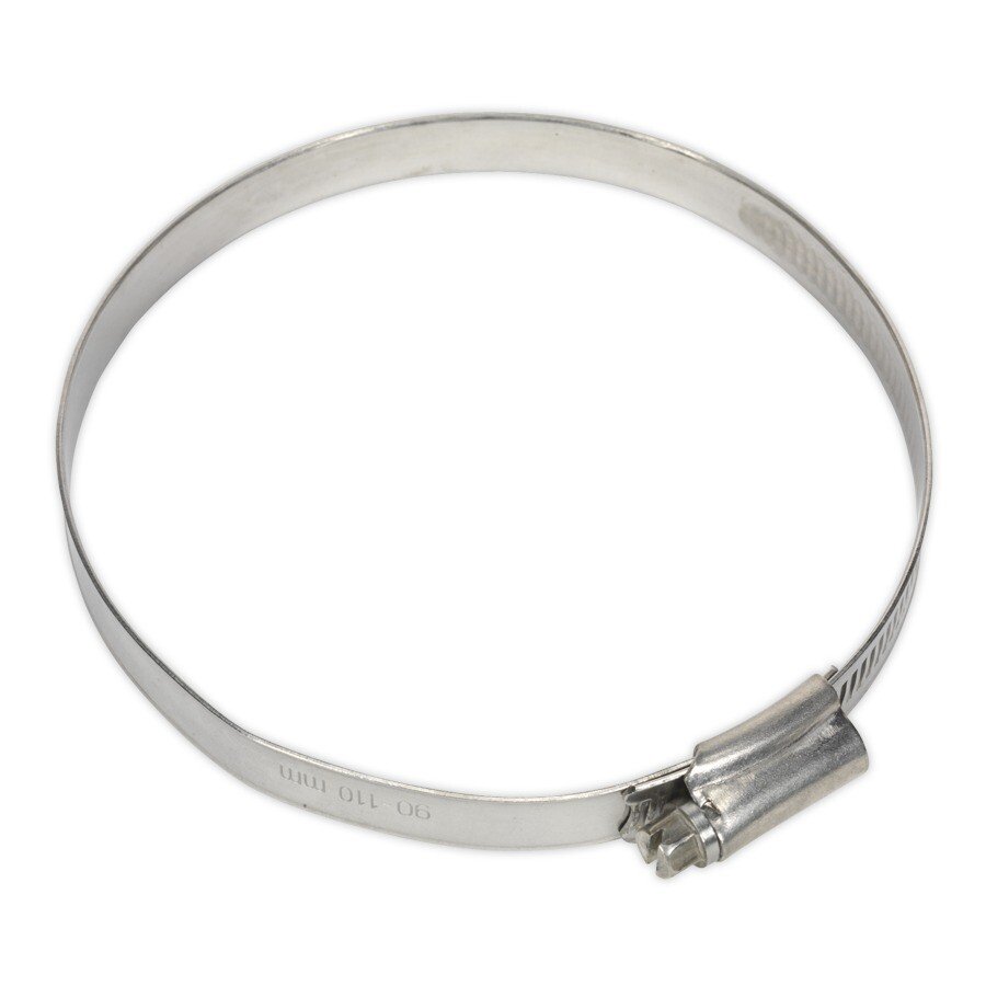 Sealey SHCSS4X Hose Clip Stainless Steel ø90-110mm Pack of 5