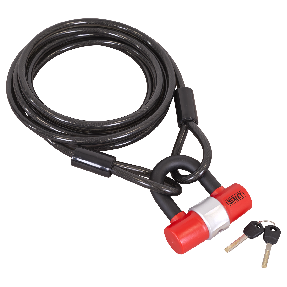 Sealey SHGCL5 Motorcycle Cable Lock 5m