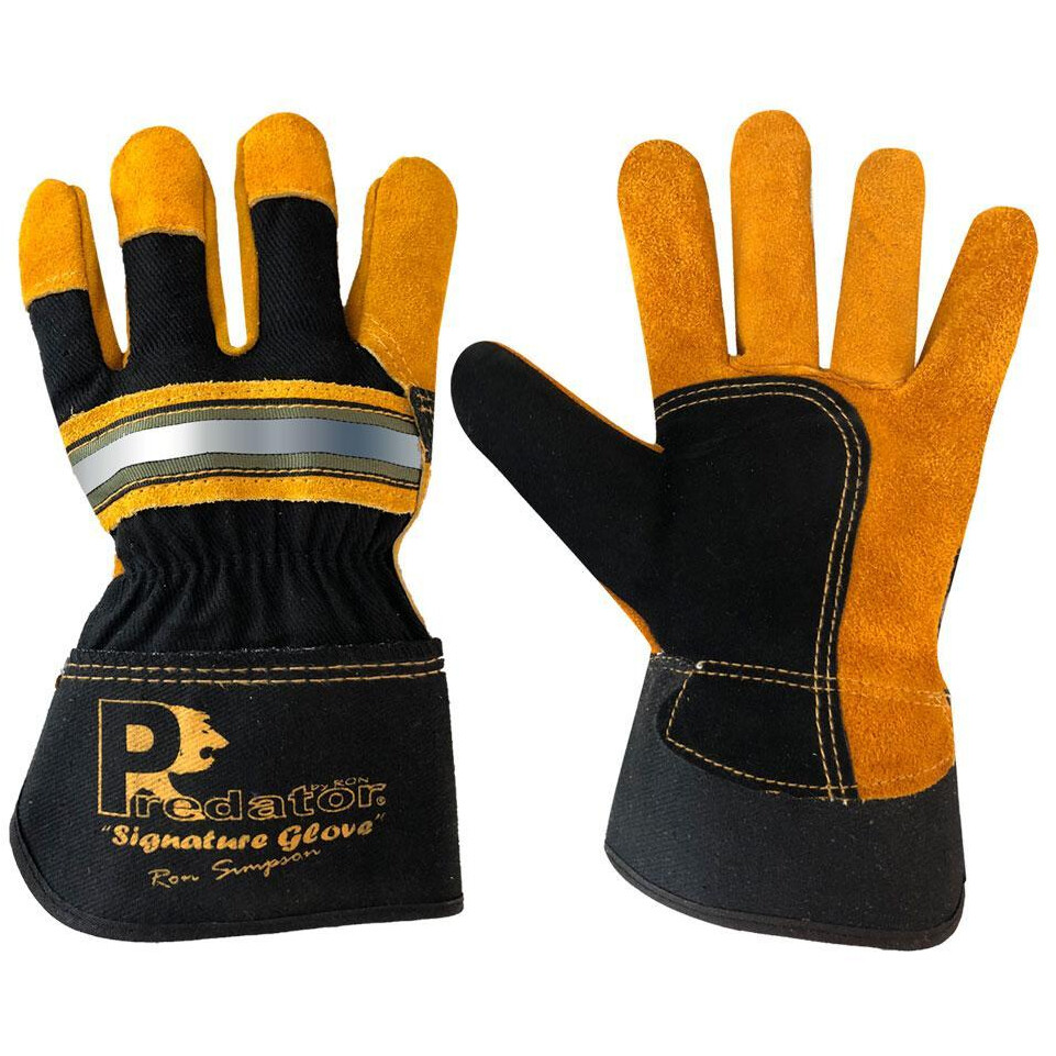 Lawson HIS PRED 1 Hi Vis Superior Rigger Glove Cat 2 Gold Black from Lawson HIS