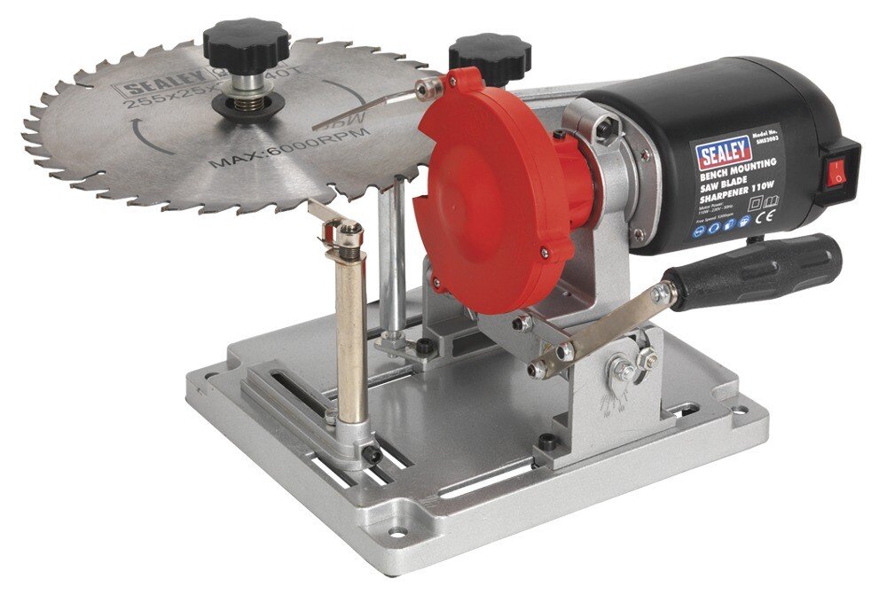 Sealey SMS2003 Saw Blade Sharpener - Bench Mounting 110W