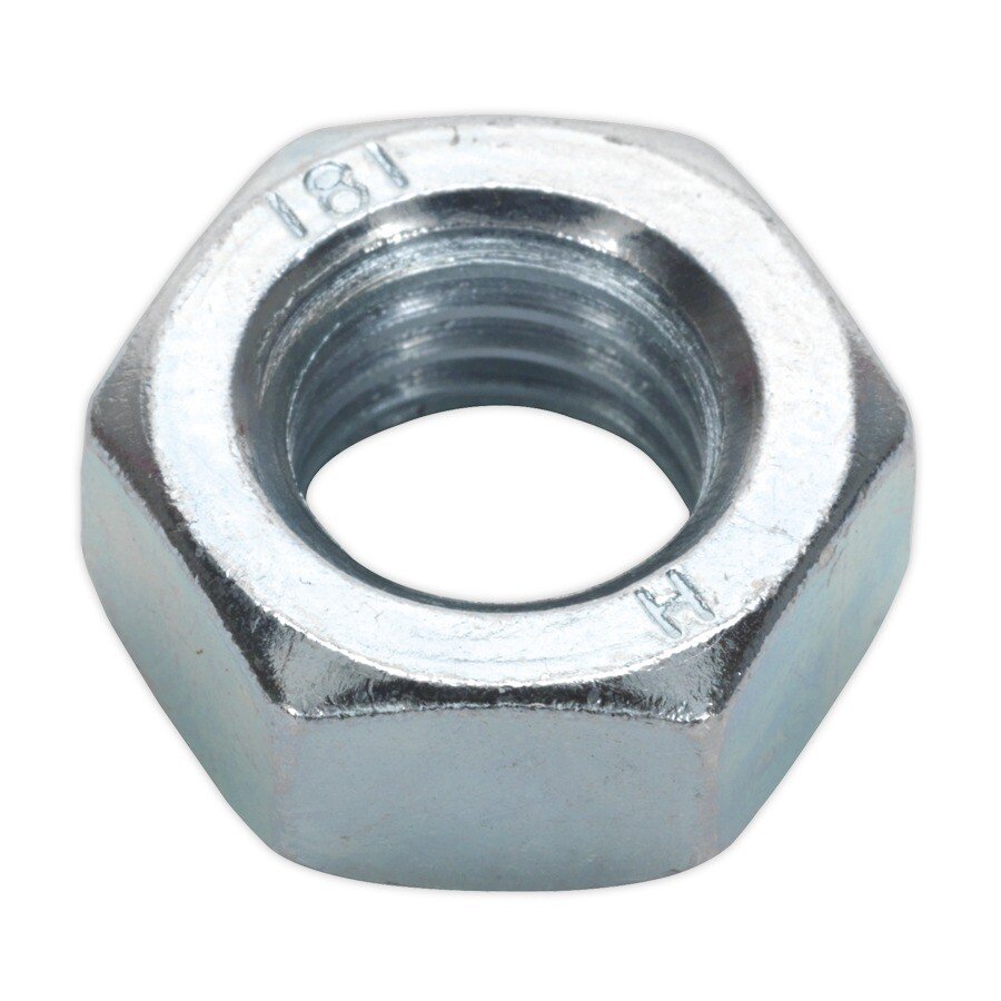 Sealey SN14 Steel Nut M14 Zinc DIN 934 Pack of 25