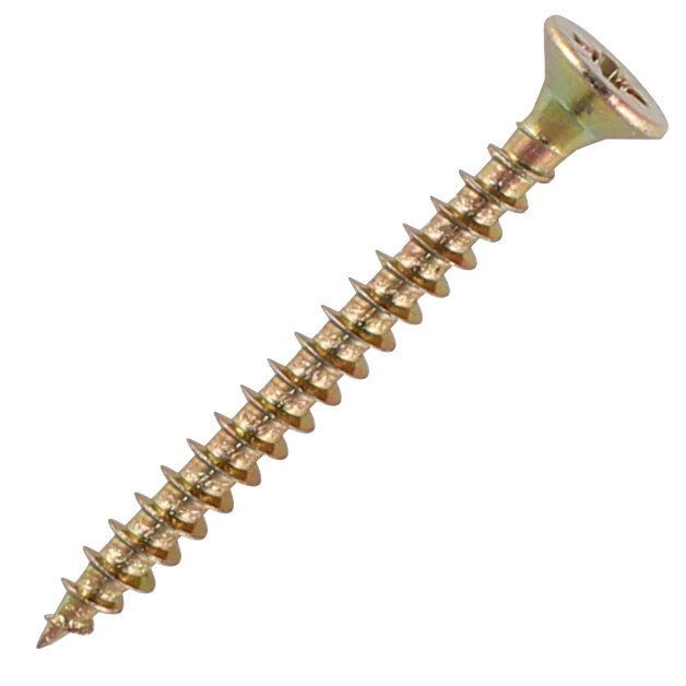 6.0mm x 130mm Solo Woodscrew PZ3 CSK - ZYP (Box of 100) 60130SOLOC Timco