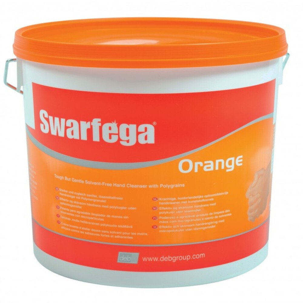 Deb SOR15L Swarfega® Orange Hand Cleanser - 15 Litre Pail