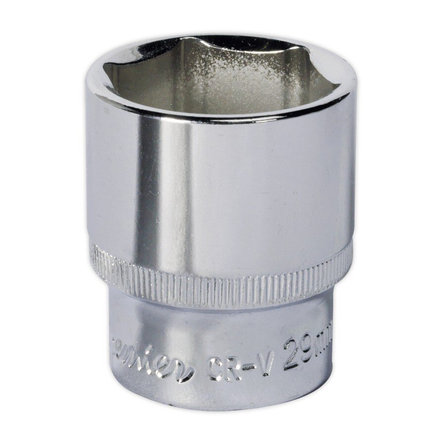 Sealey SP1229 WallDrive Socket 29mm 1/2"Sq Drive Fully Polished