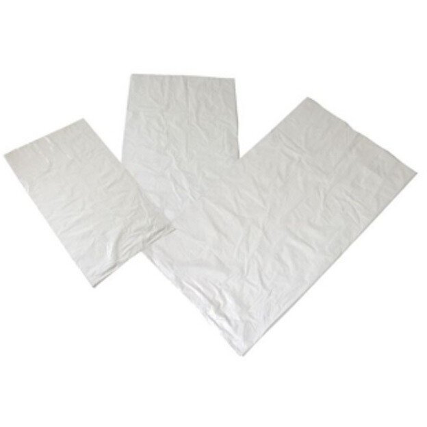 Comax SQBL500 Heavy Duty White  Square Bin Liners 15 X 24 X 24" 20MIC (Pack x 500)