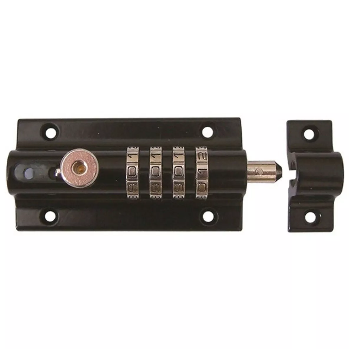 Squire COMBI2 Combi 2 Recodeable Locking Bolt 125mm - Black/Blue HSQCOMBI2