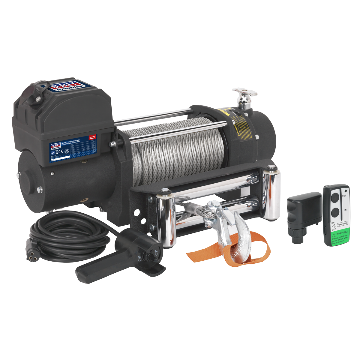 Sealey SRW4300KIT Self Recovery Wireless Winch SRW4300 Combo Kit