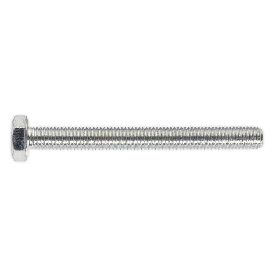 Sealey SS10100 HT Setscrew M10 x 100mm 8.8 Zinc DIN 933 Pack of 25