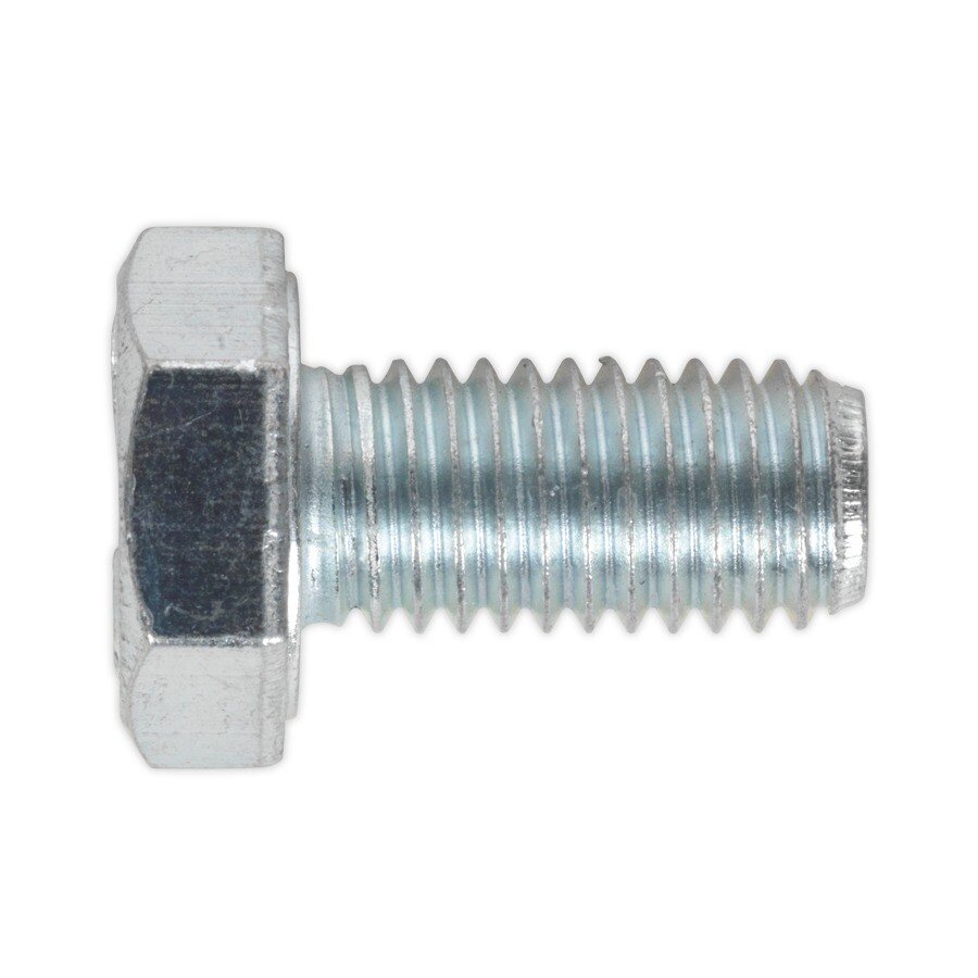 Sealey SS1020 HT Setscrew M10 x 20mm 8.8 Zinc DIN 933 Pack of 25