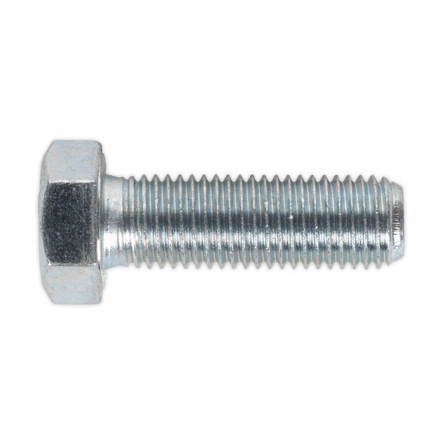 Sealey SS1650 HT Setscrew M16 x 50mm 8.8 Zinc DIN 933 Pack of 10