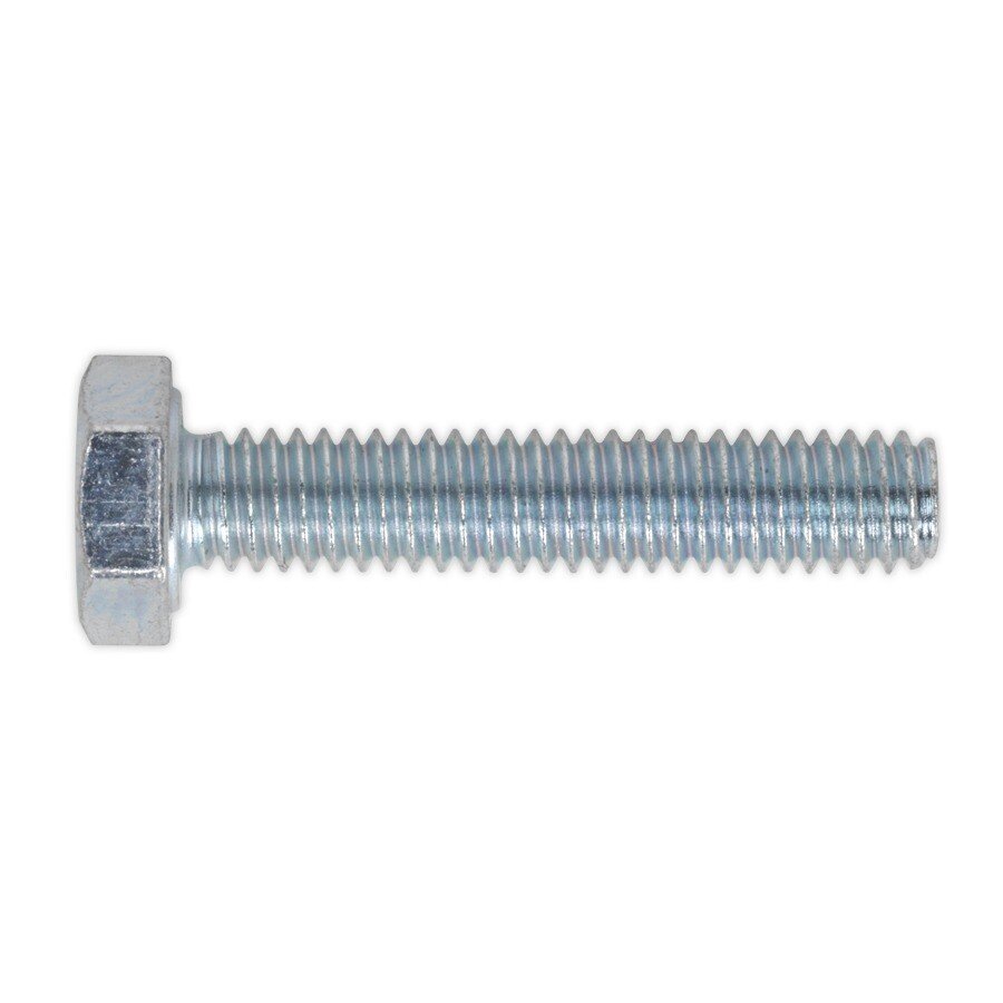 Sealey SS420 HT Setscrew M4 x 20mm 8.8 Zinc DIN 933 Pack of 50