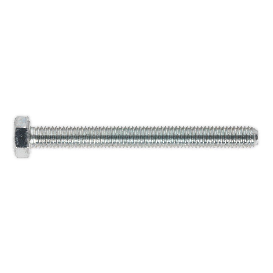 Sealey SS550 HT Setscrew M5 x 50mm 8.8 Zinc DIN 933 Pack of 50