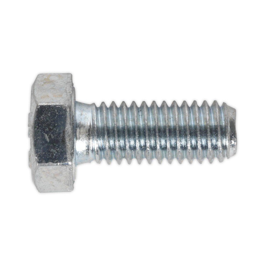Sealey SS820 HT Setscrew M8 x 20mm 8.8 Zinc DIN 933 Pack of 50