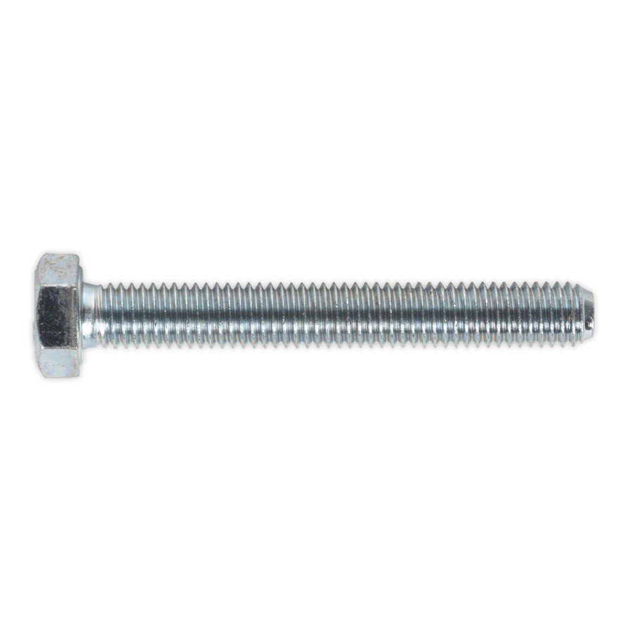 Sealey SS860 HT Setscrew M8 x 60mm 8.8 Zinc DIN 933 Pack of 50
