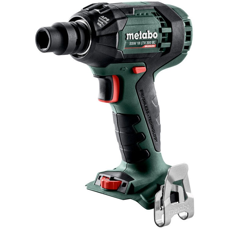 Metabo SSW18LTX300BL Body Only 18V 1/2" Impact Wrench in Metaloc Case