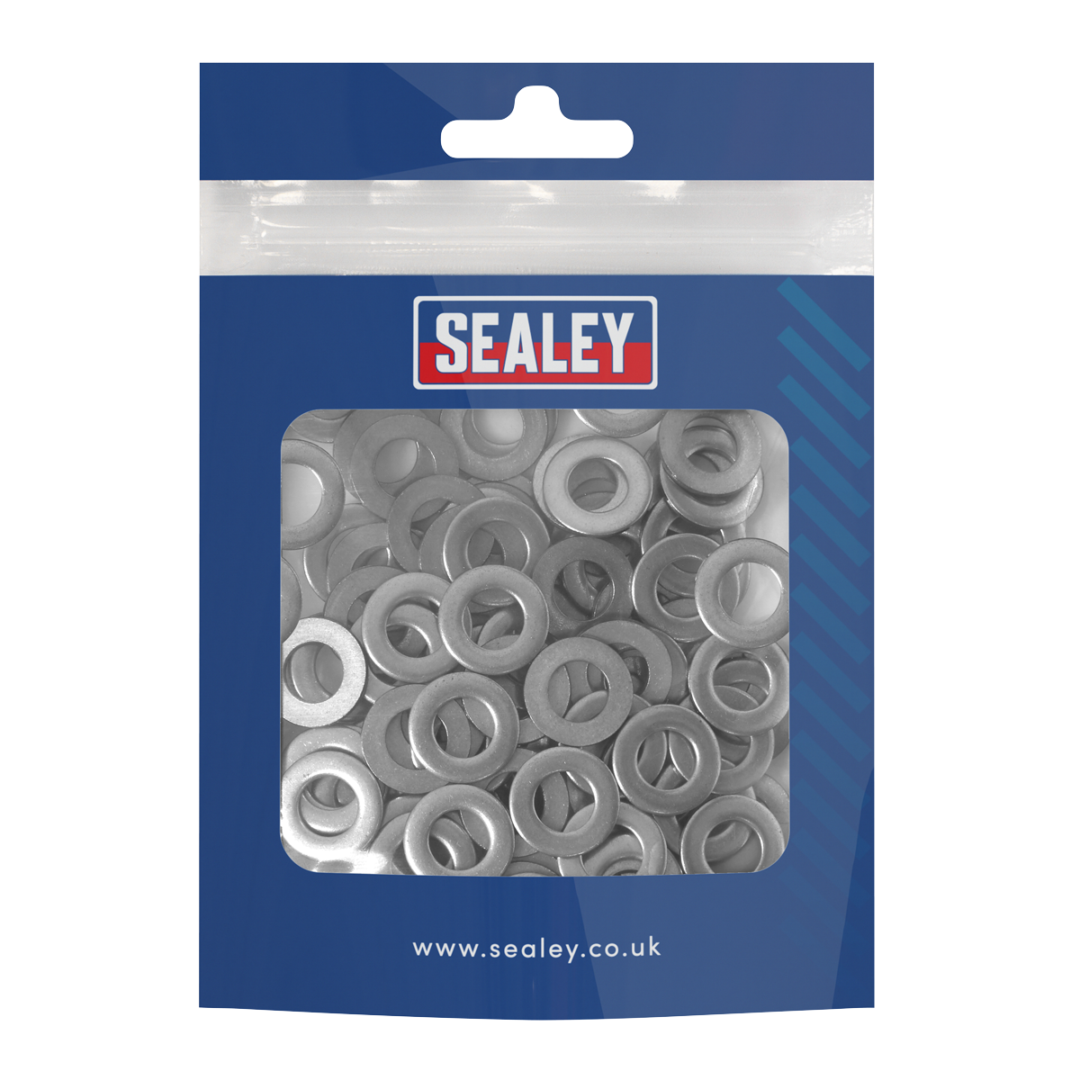 Sealey SSW8 Flat Washer Stainless Steel M8, DIN 125 - Pack of 100