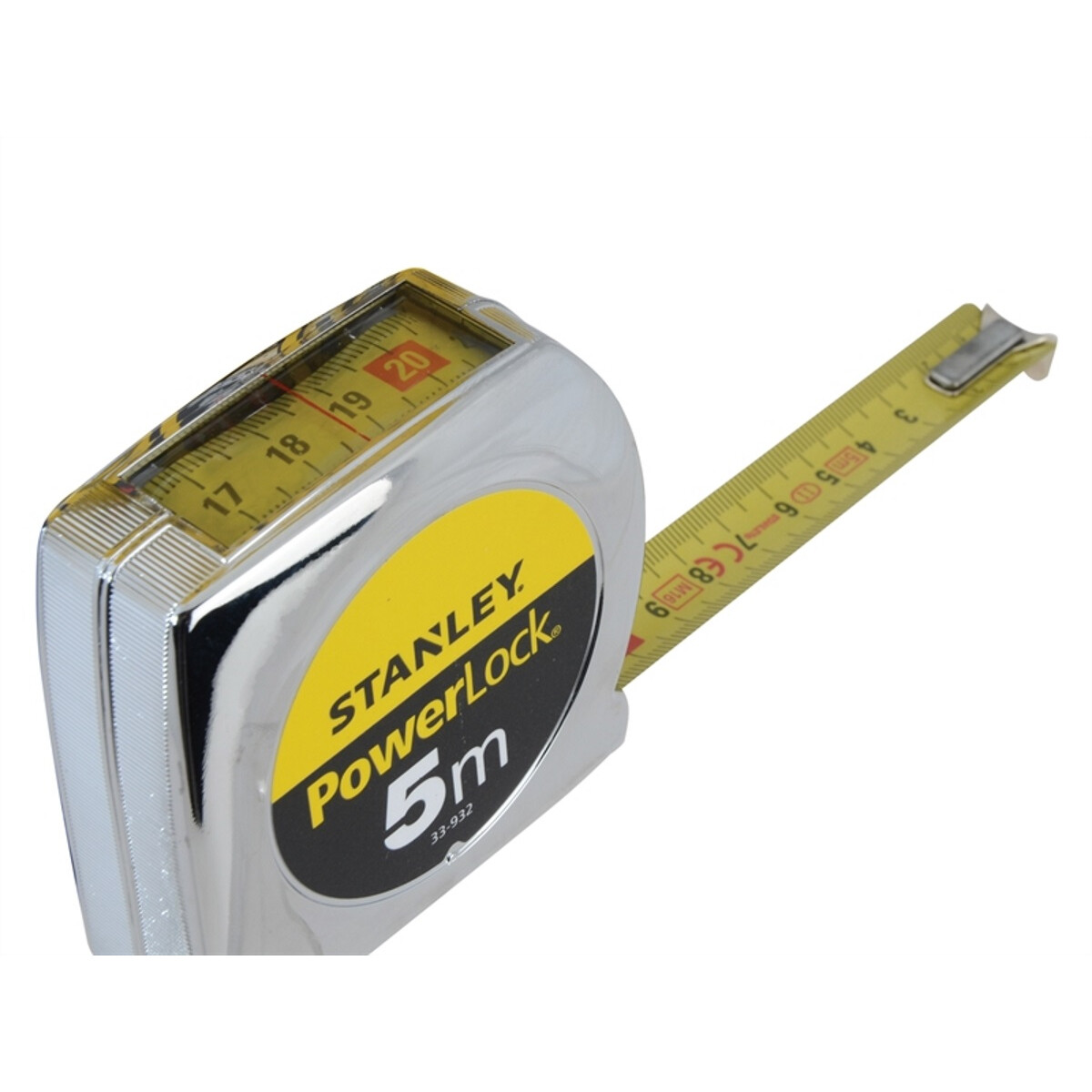 Mètre Ruban Stanley 5 M X 19 Mm – Revêtement Carbone Et Mylar – 0-33-932 – Robuste