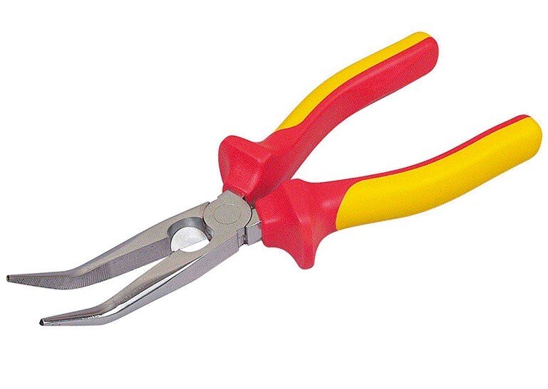 Stanley 0-84-008 FatMax Bent Long Nose Pliers VDE 200mm (8")