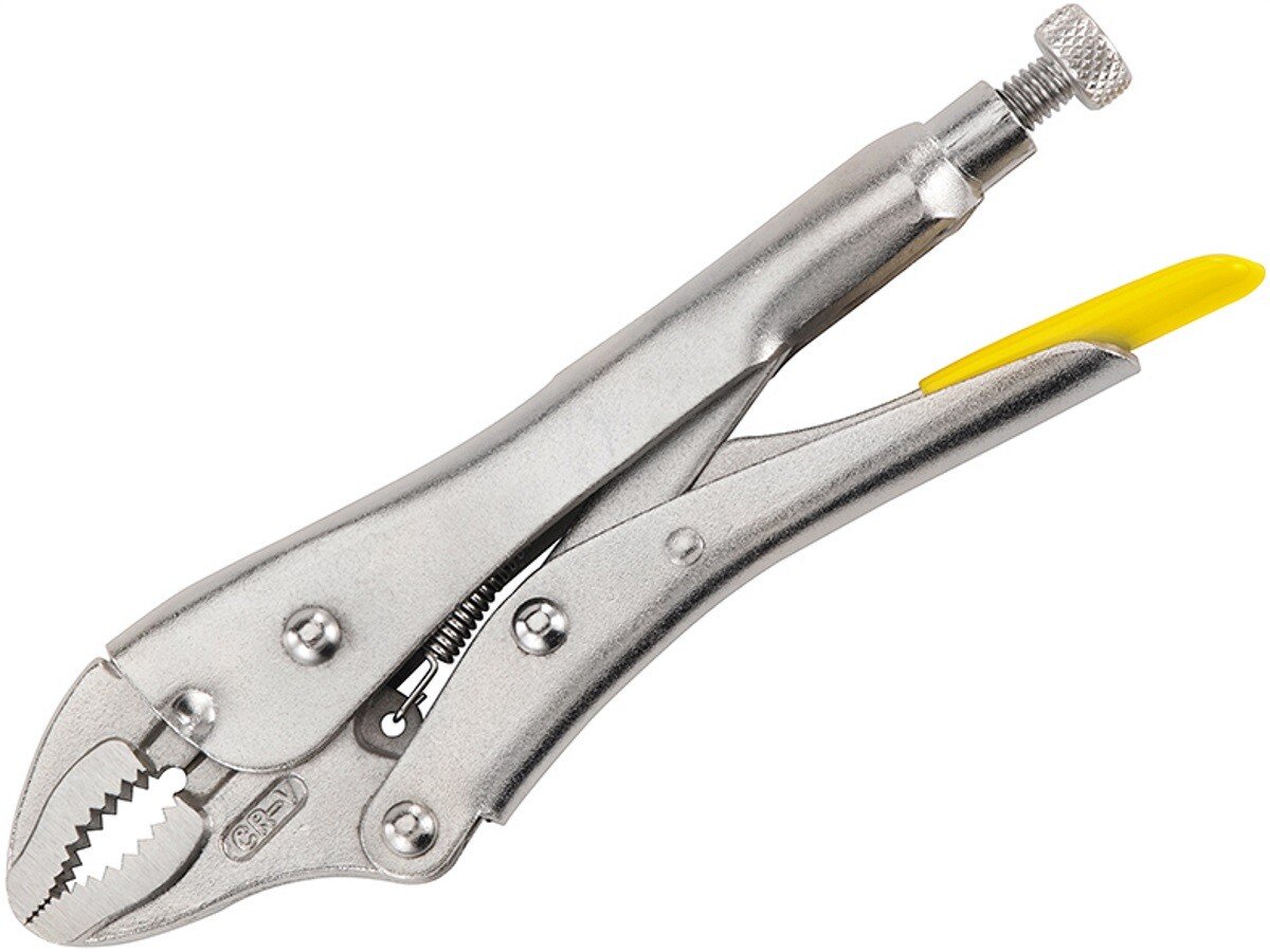 Stanley 0-84-809 Locking Pliers 225mm (9") Curved Jaw STA084809