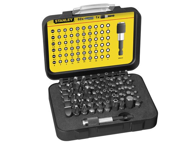 Stanley 1-13-902 61Pce Screwdriver Bit Set