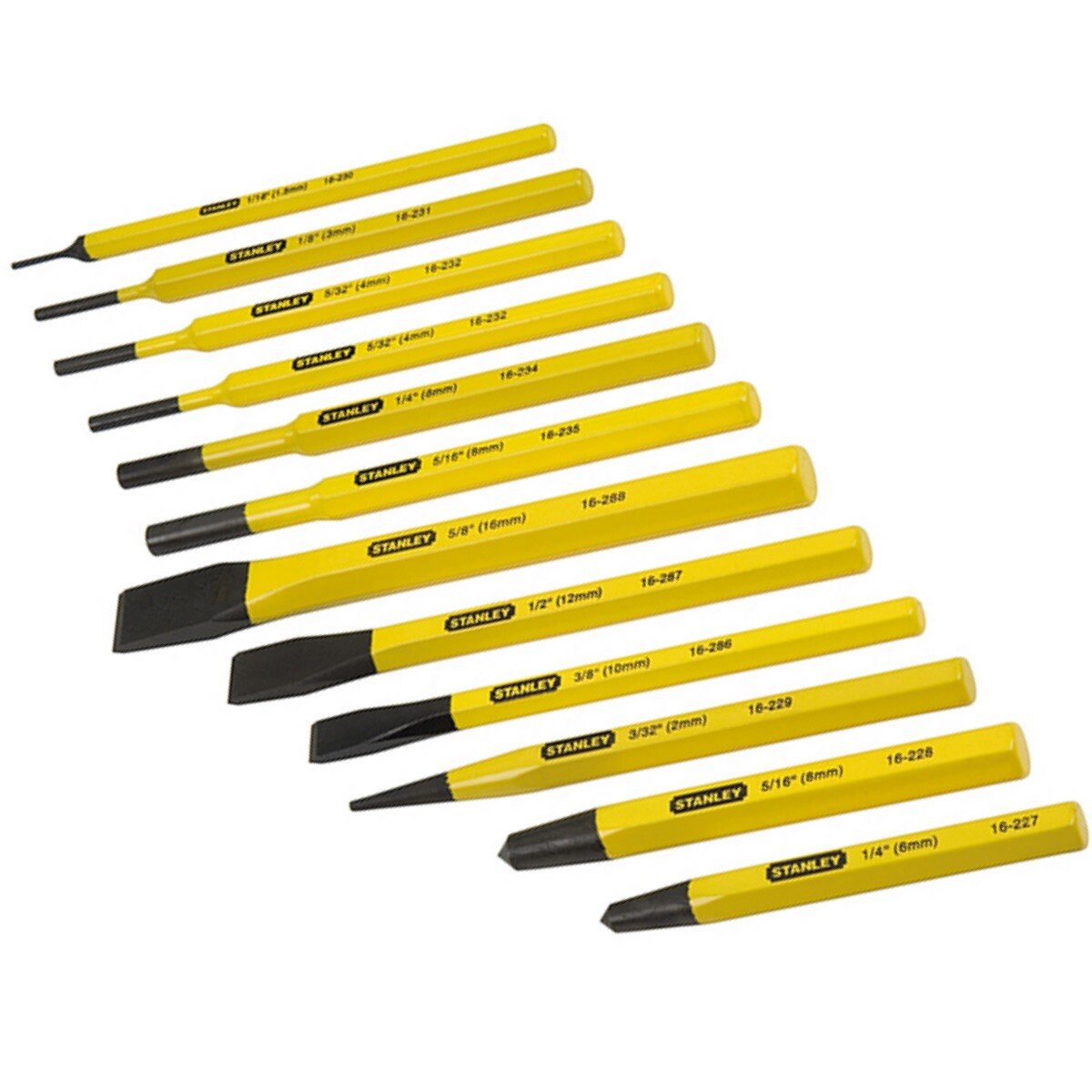 Stanley 4-18-299  Punch & Chisel Set 12 Piece STA418299