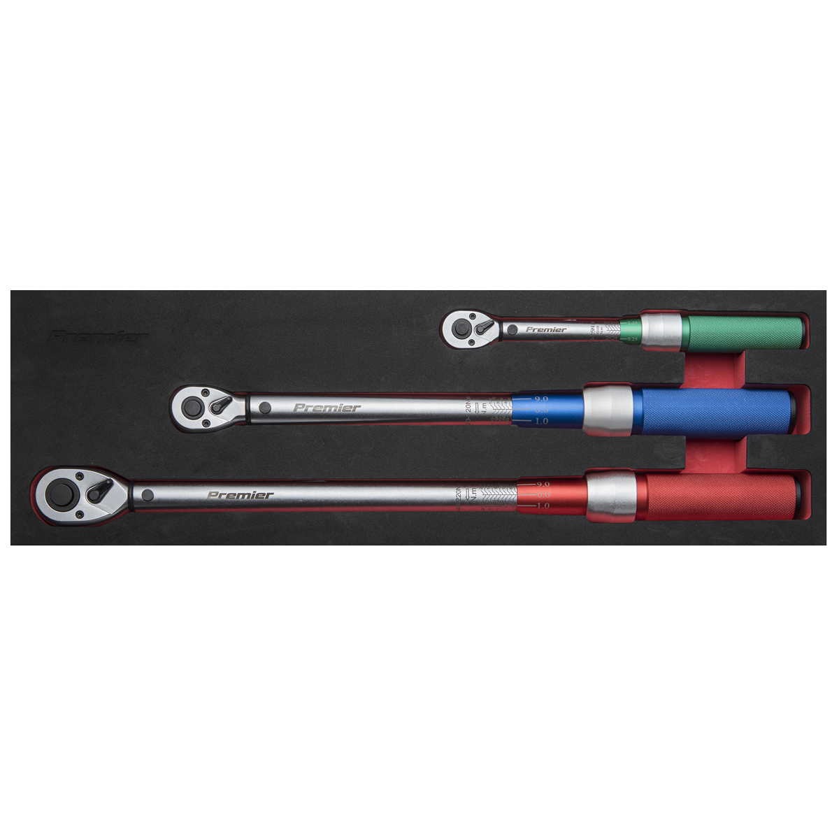 Sealey STW900SET Torque Wrench Micrometer Style 3pc Set