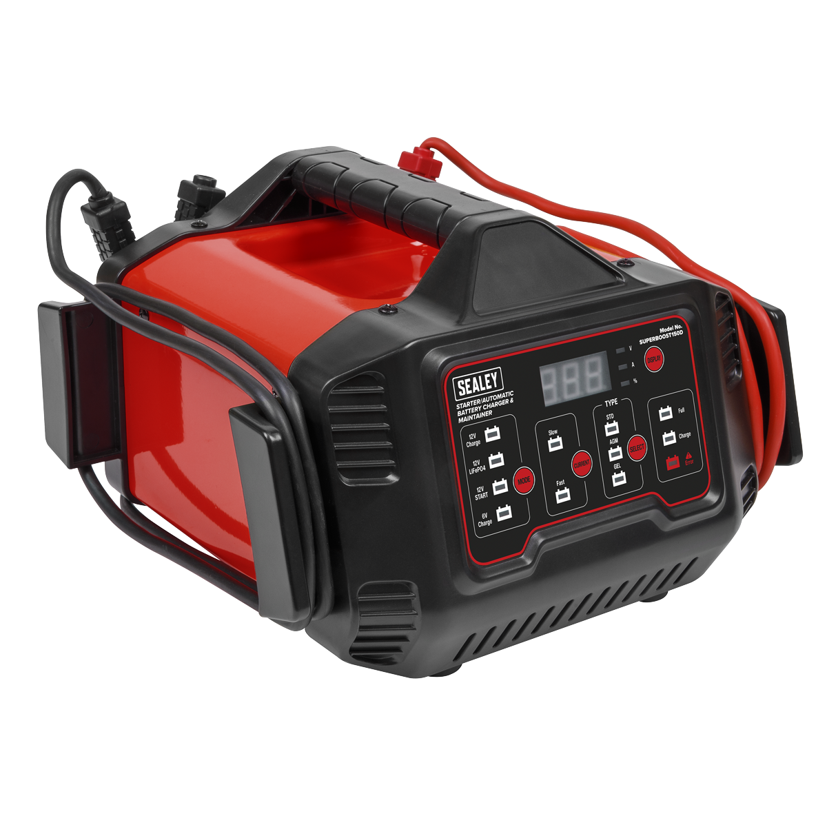 Sealey SUPERBOOST150D 6/12V 150A Starter/15A  Automatic Battery Charger & Maintainer