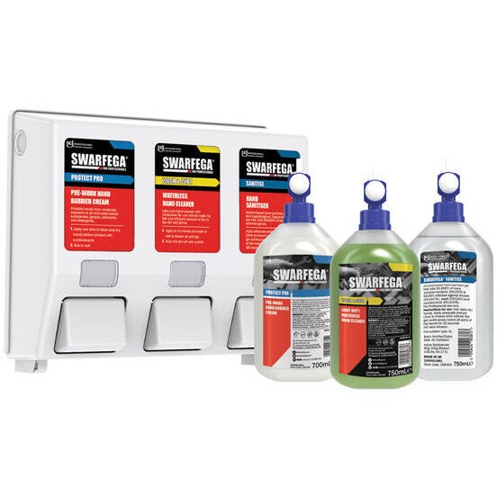 SCJohnson Swarfega® SVC01SP 3-Step Skin Safety Van Cradle Starter Pack