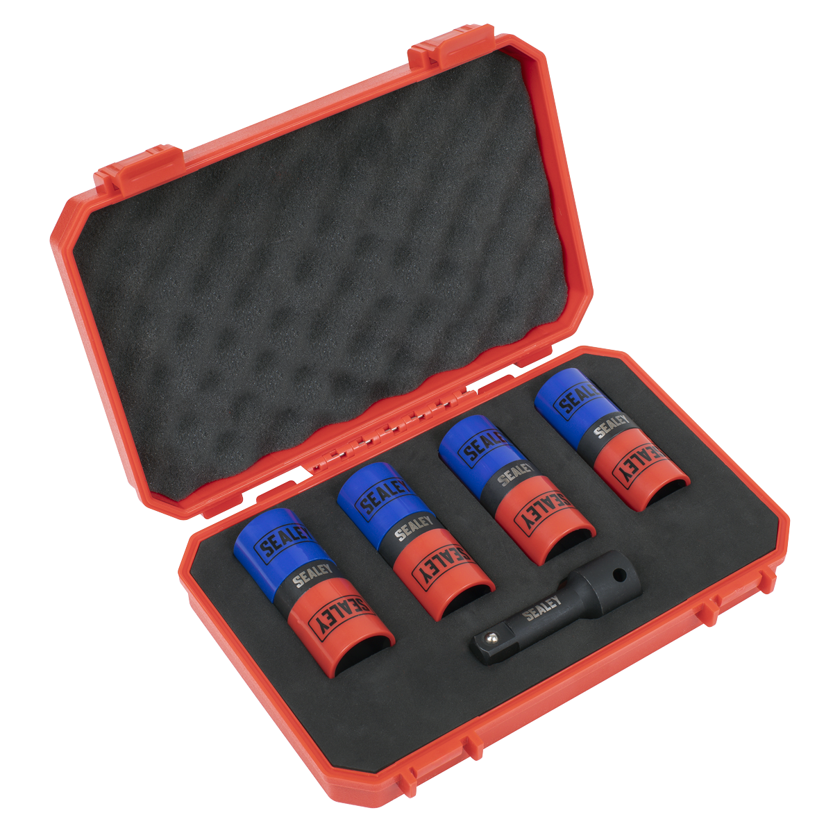 Sealey SX1820S Double Ended Alloy Wheel Impact Socket Set 1/2"Sq Drive 5pc
