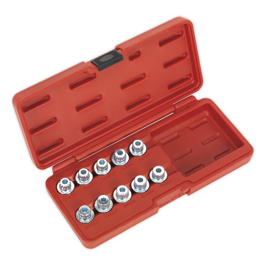 Sealey SX208 Locking Wheel Nut Key Set 10pc - BMW & Mini