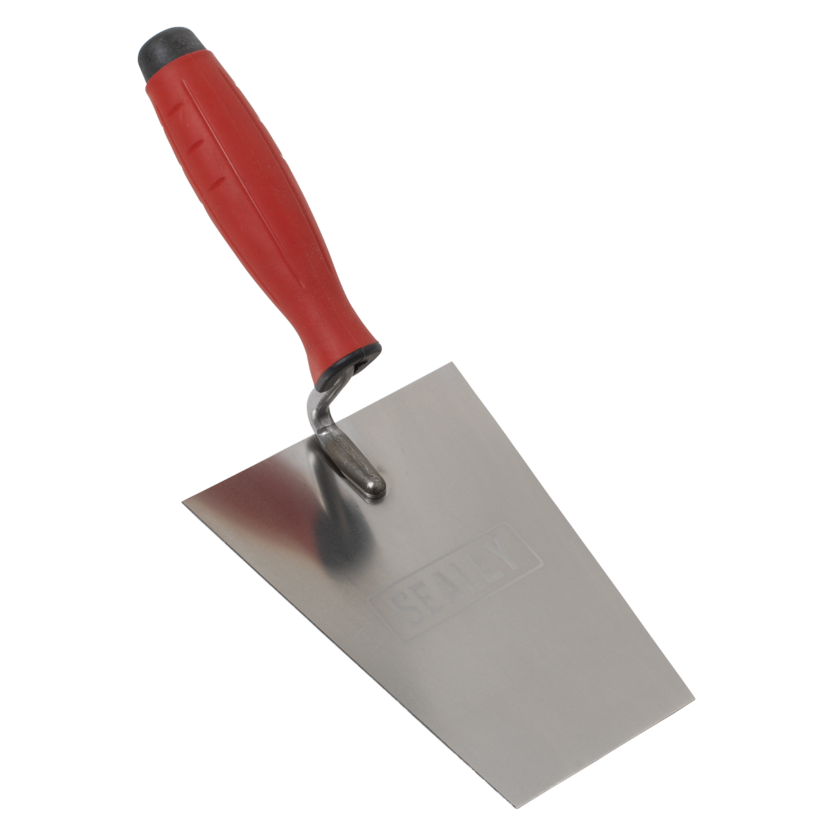 Sealey T1203 Stainless Steel Masonry Trowel - Rubber Handle - 160mm