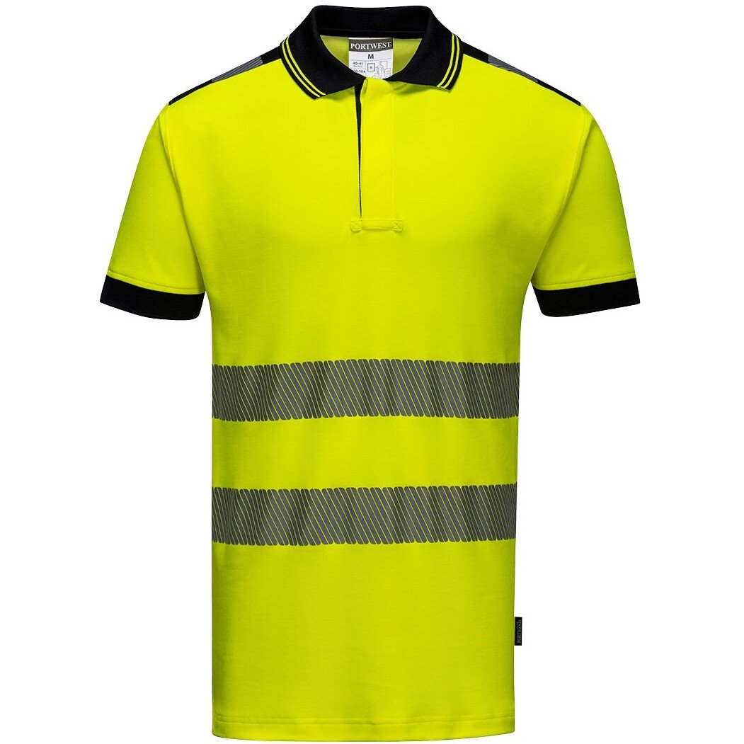 Portwest T180 PW3 Hi-Vis Polo Shirt Short Sleeve