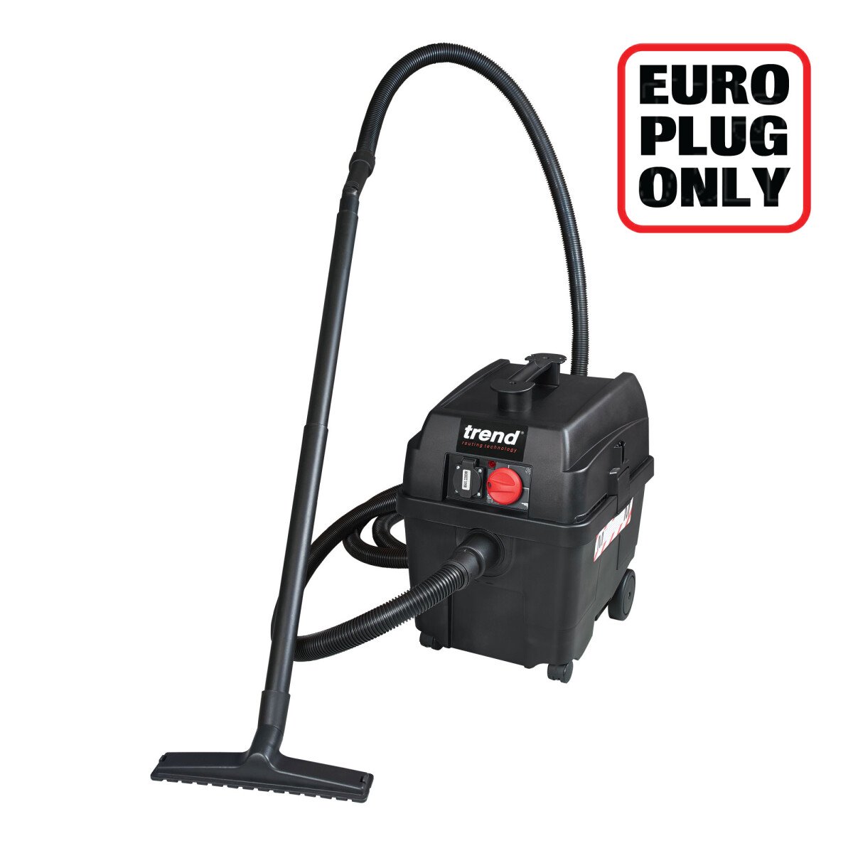 Trend T35A/EURO Wet & Dry Extractor 1400W 230V Euro plug - Authorised distributors only