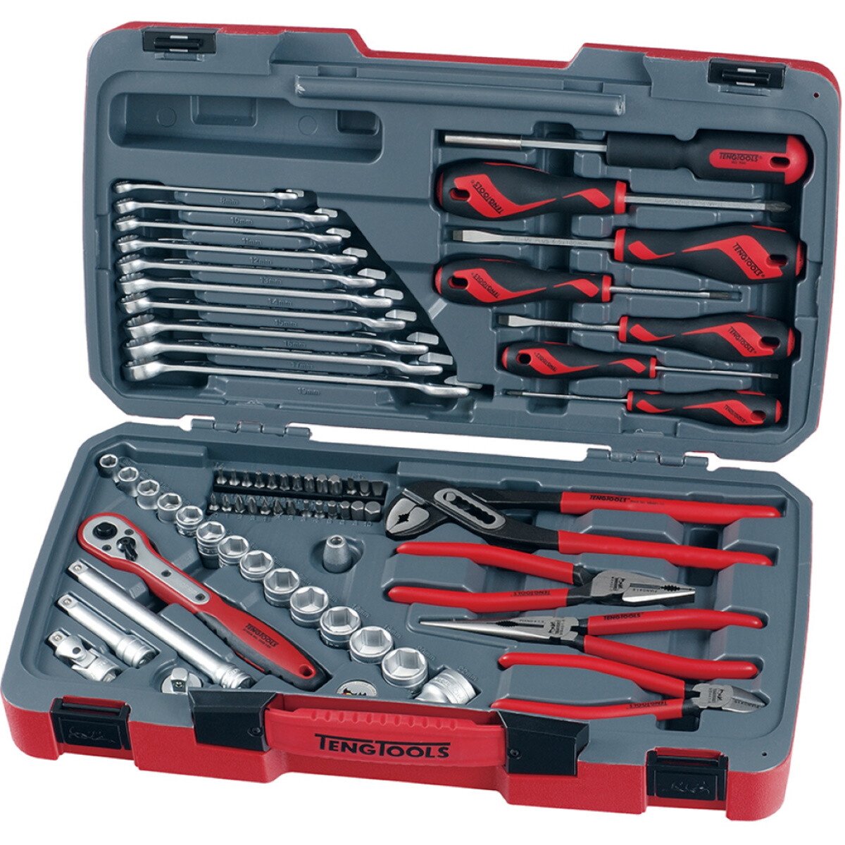 Teng Tools T3867 67 Piece 3/8" Drive Metric Socket Set with Tool Kit TENT3867