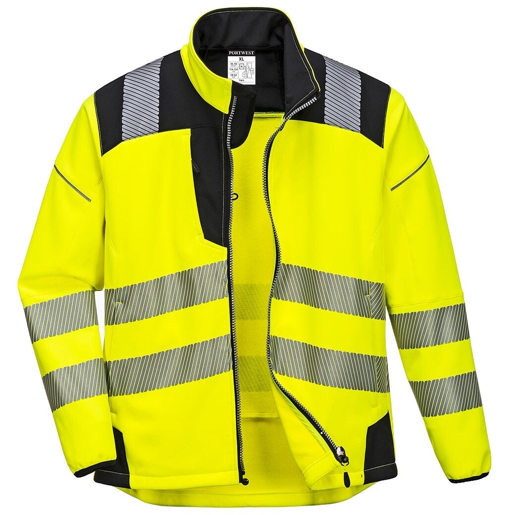 Portwest T402 PW3 Hi-Vis Softshell Jacket