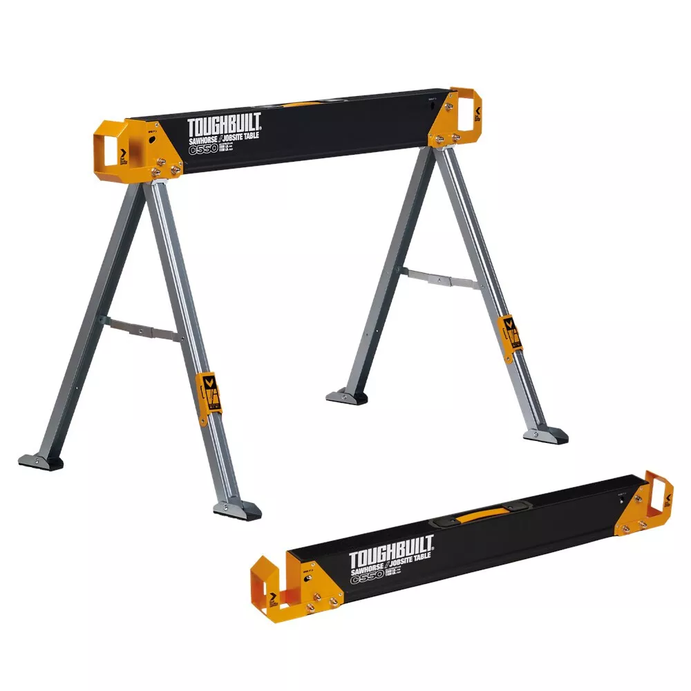 Toughbuilt TB-C550-2 2-Pack C550 Sawhorse / Jobsite Tables