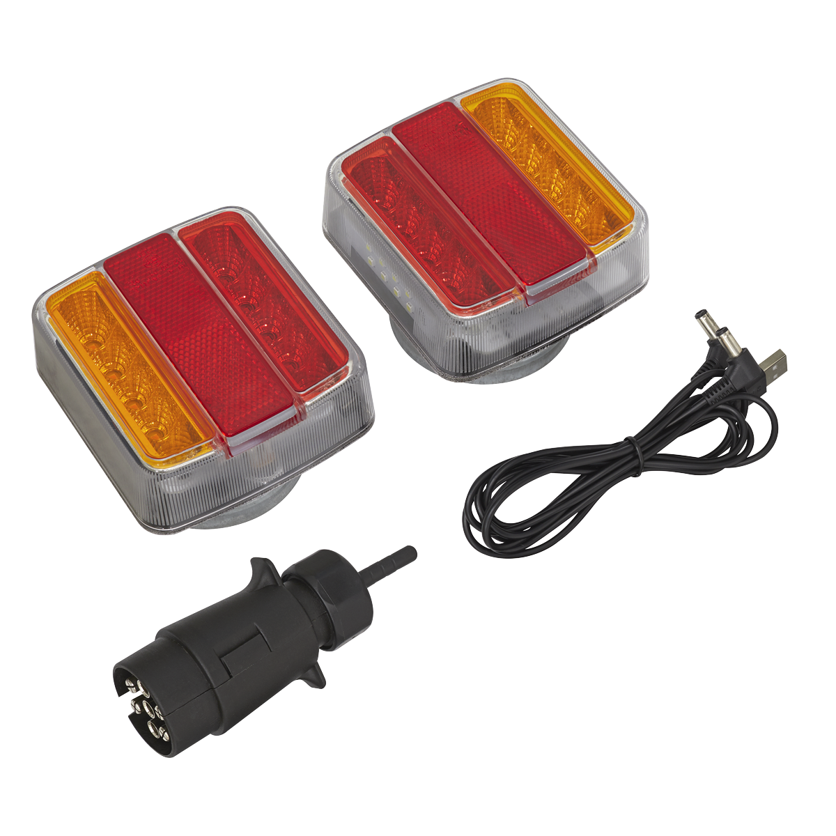 Sealey TB18LEDW Wireless LED SMD Trailer Light Set 2pc