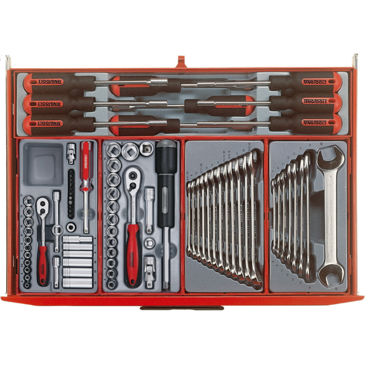 Teng Tools TCMM491N4 491 Piece Professional Mechanics Starter General