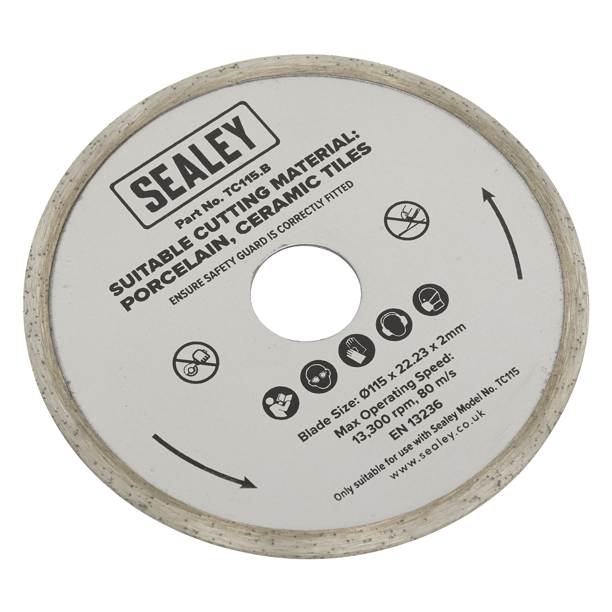Sealey TC115.B Blade ø115 (Bore ø22.23mm)