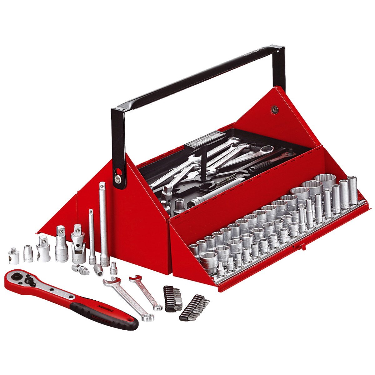 Teng Tools TC187 187 Piece Mega Rosso Mechanics Tool Kit