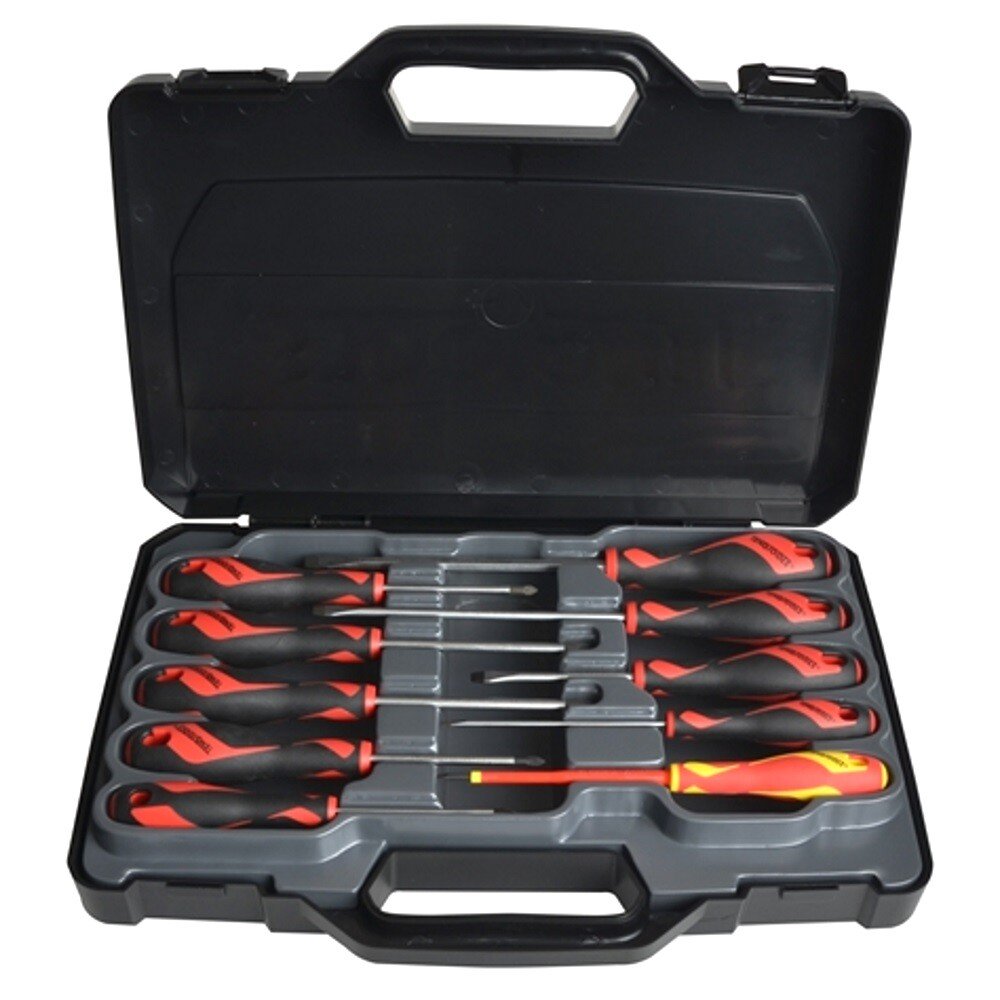 Teng Tools MD910N 10 Piece Screwdriver Set in Case TENMD910N