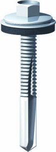 Timco H38W16B Heavy Section 5.5x38mm Self Drill Screw with 16mm Washer