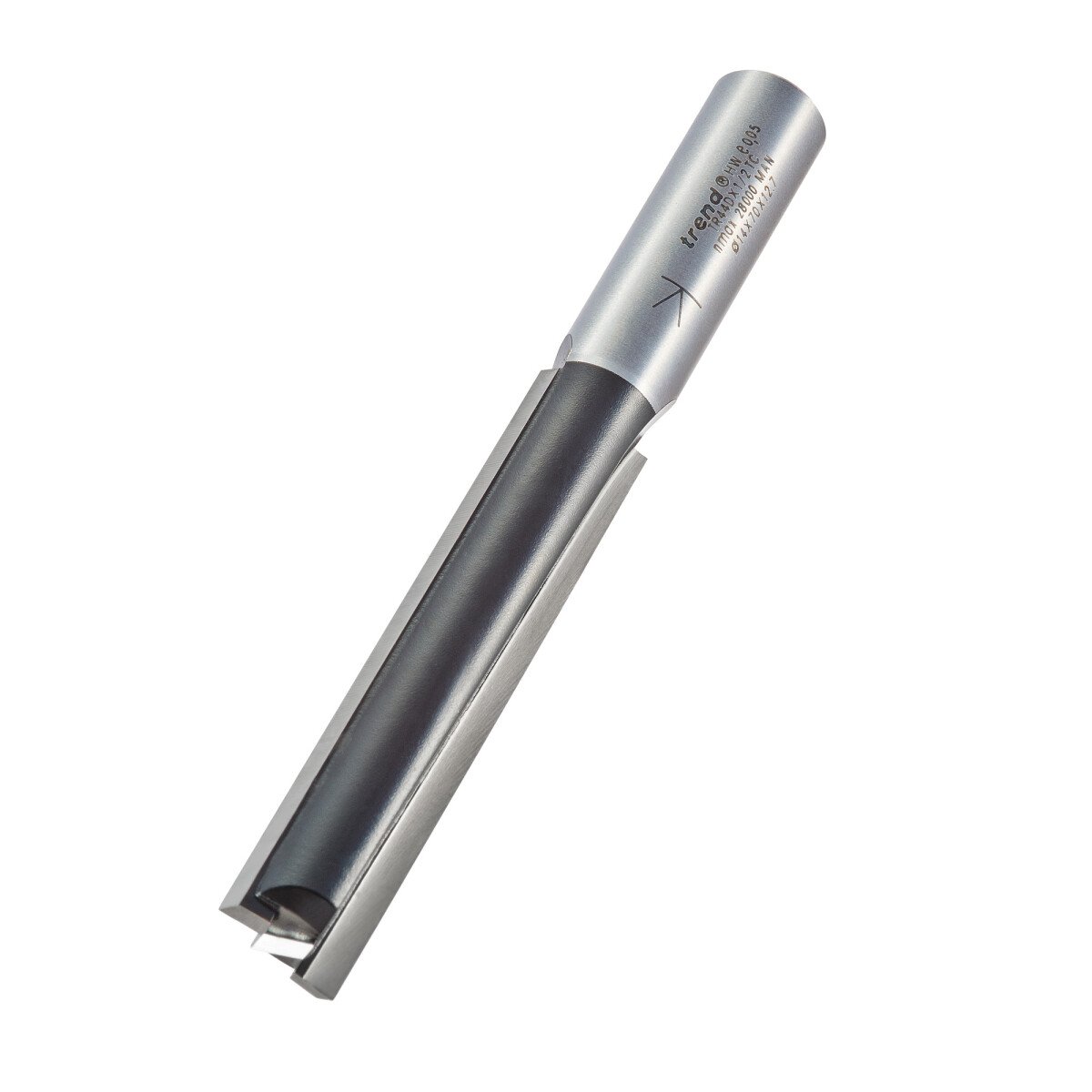 Trend TR44DX1/2TC Two flute cutter 14mm dia x 70mm cut